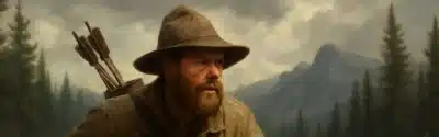 hunter in wild